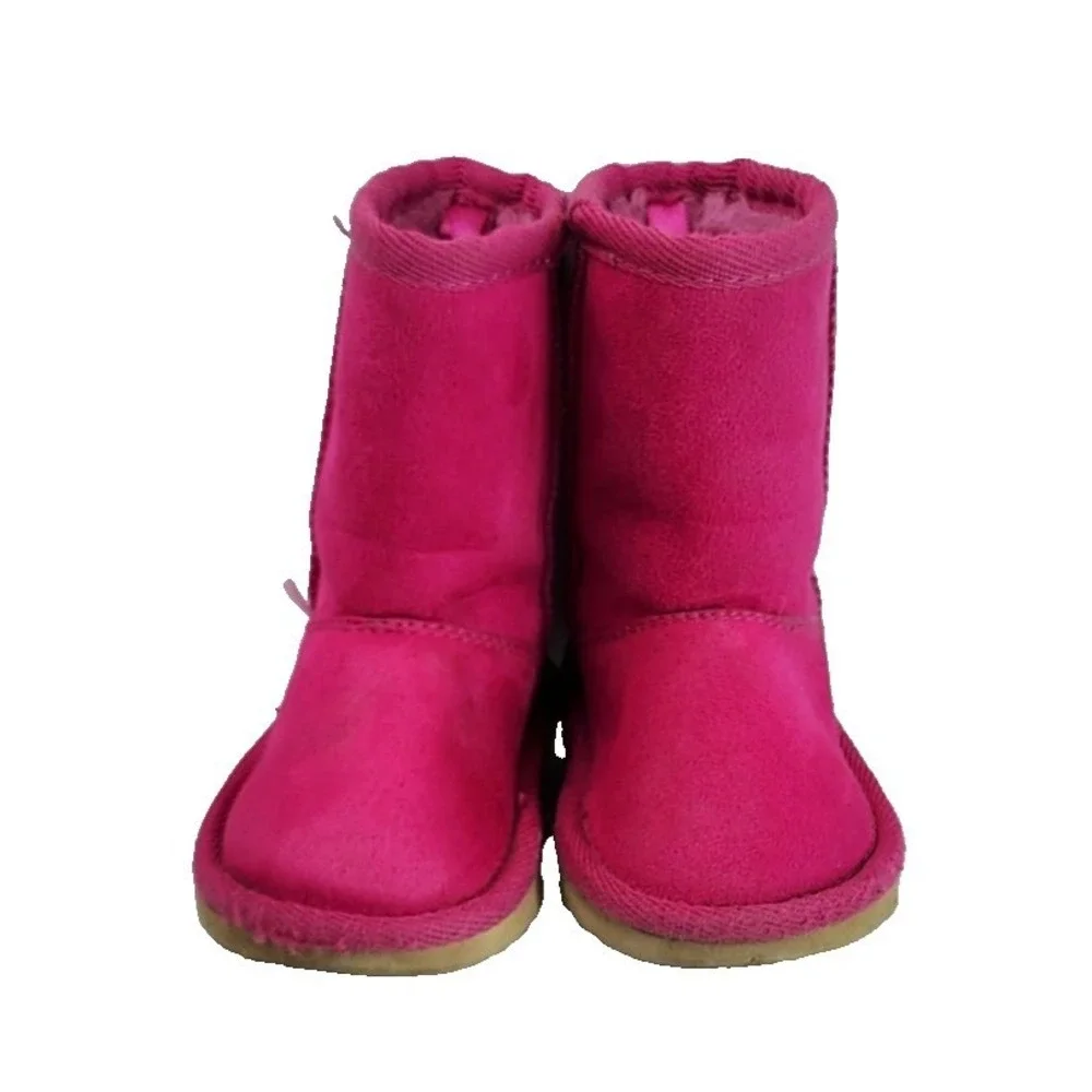 The Childrens Place Kids Toddler Girls‎ Pink Suede Winter Boots Size 4